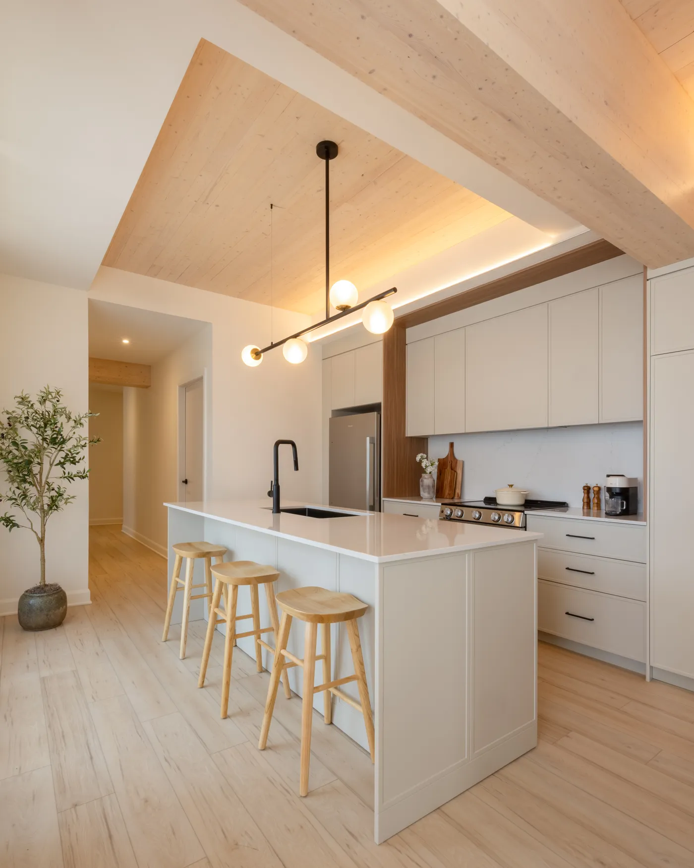La cuisine du logement modèle