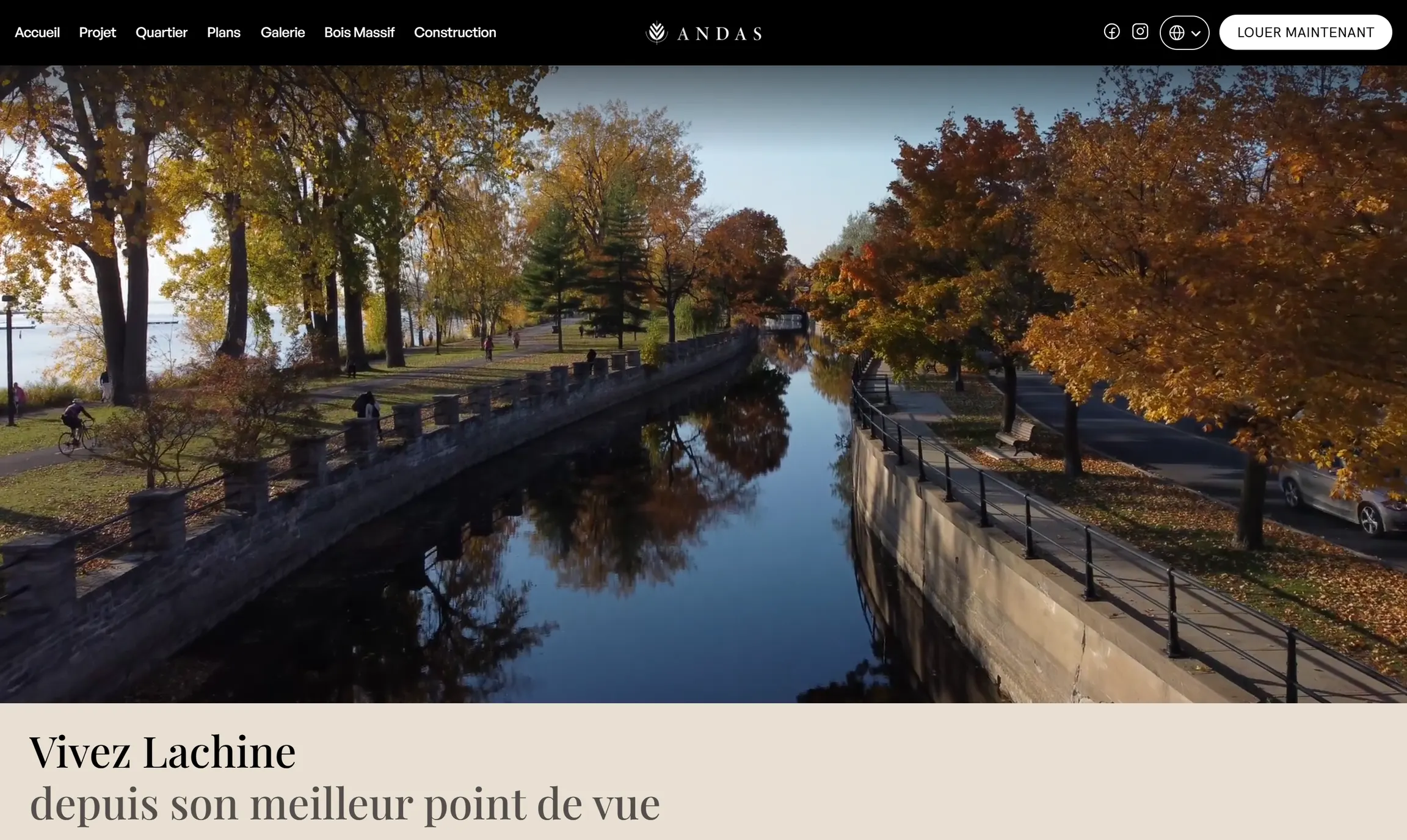 Page du quartier d'andas.ca