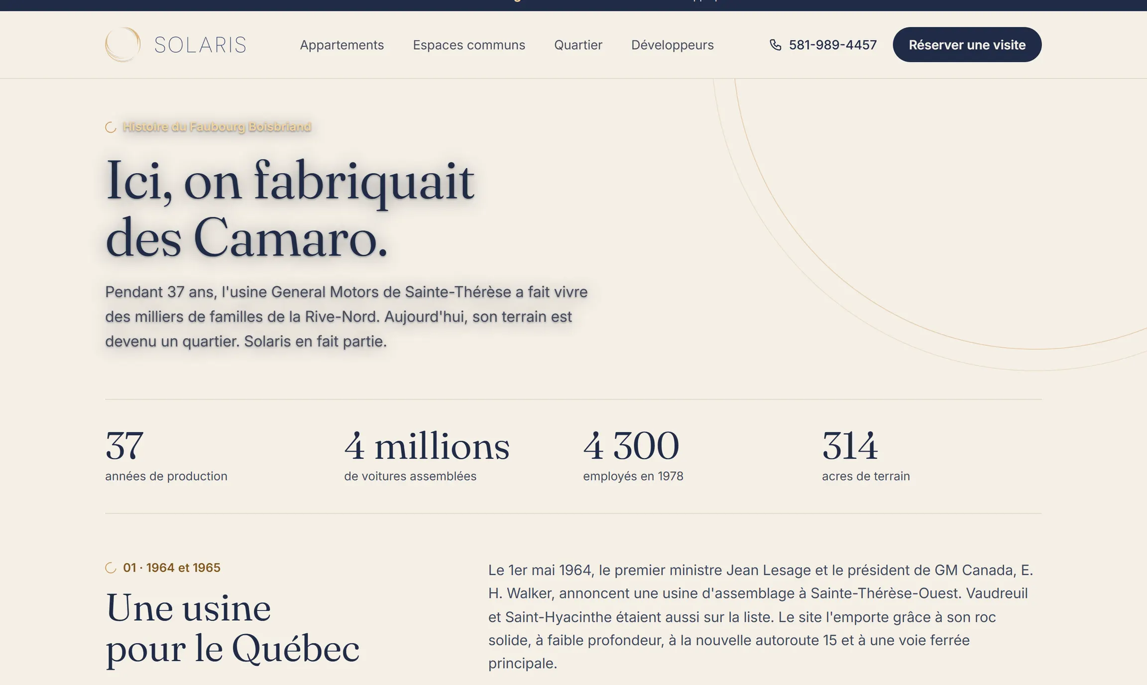 L'histoire du Faubourg Boisbriand